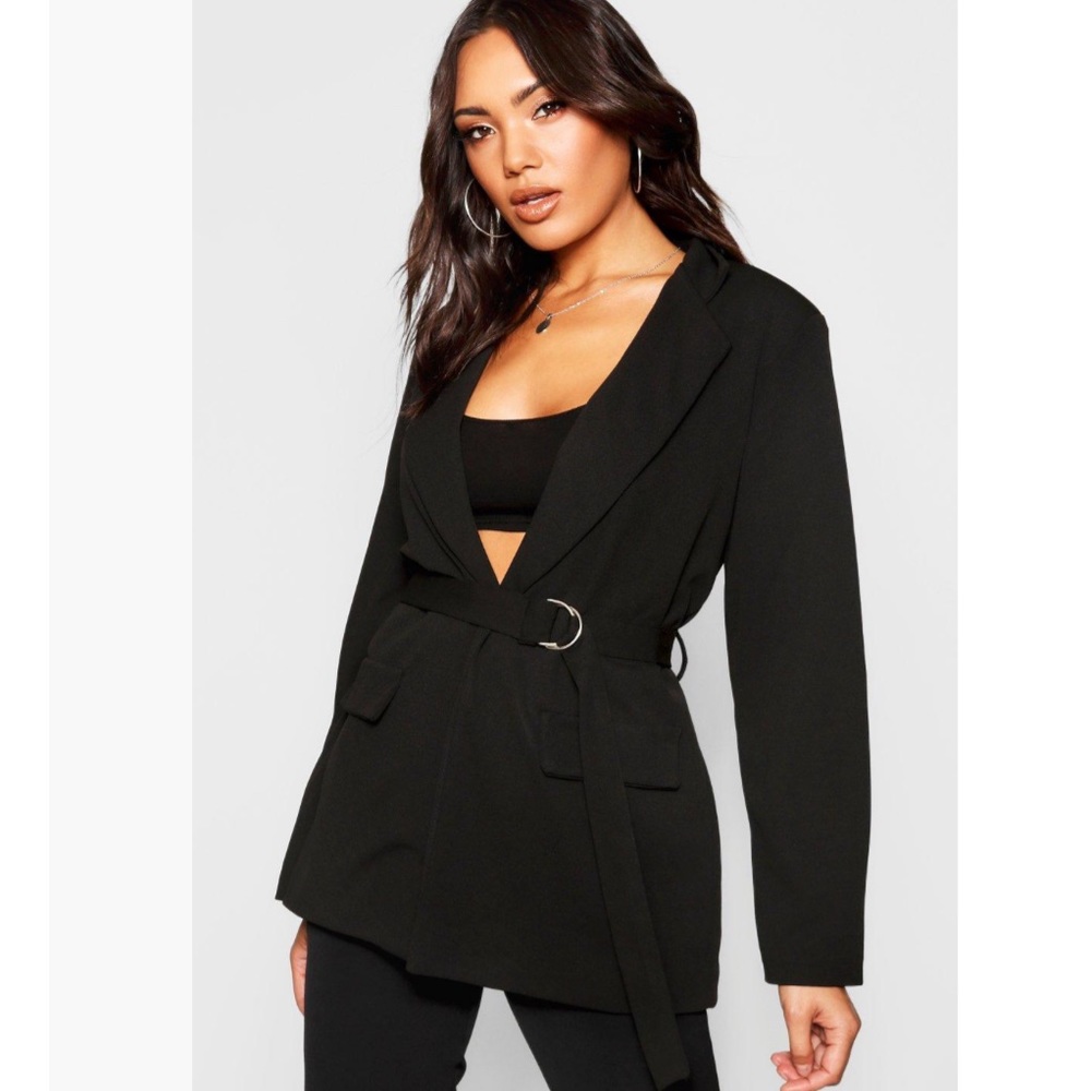 D-ring belted Blazer SML-MED